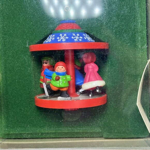 Hallmark Keepsake Ornament "Skaters Carousel" #4 In Series 1981 Christmas - Picture 2 of 8